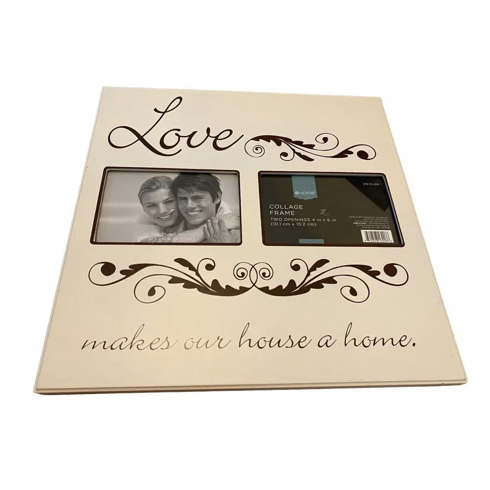 14 x 14 Wall Mounted Love Collage Picture Frame Home Decorations Photo